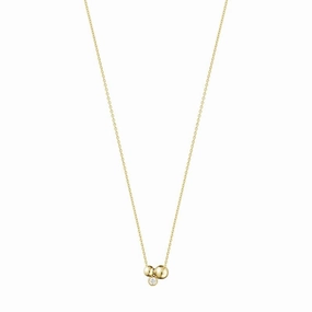 Georg Jensen Moonlight Grapes 18ct Yellow Gold Diamond Pendant