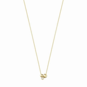 Georg Jensen Moonlight Grapes 18ct Yellow Gold Diamond Pendant