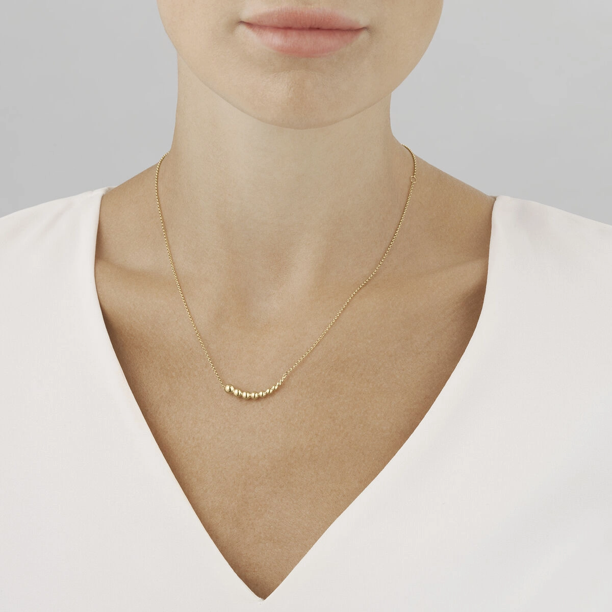 Georg Jensen Moonlight Grapes 18ct Yellow Gold Pendant D