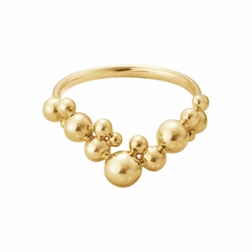 Georg Jensen Moonlight Grapes 18ct Yellow Gold Ring