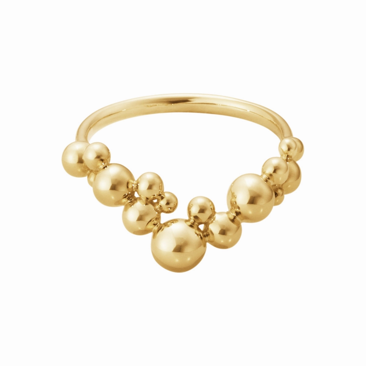 Georg Jensen Moonlight Grapes 18ct Yellow Gold Ring