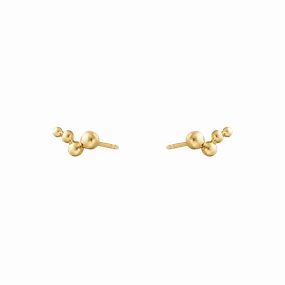 Georg Jensen Moonlight Grapes 18ct Yellow Gold Stud Earrings