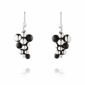 Georg Jensen Moonlight Grapes Black Onyx Earrings