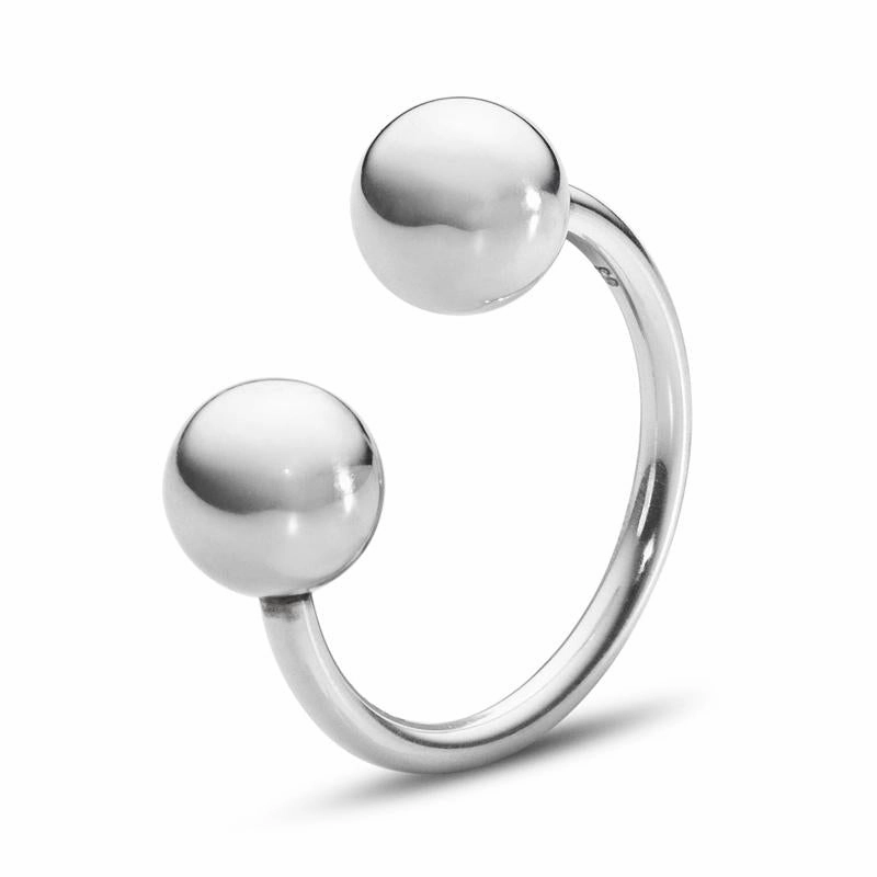 Georg Jensen Moonlight Grapes Open Sterling Silver Ring D