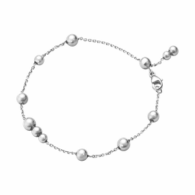 Georg Jensen Moonlight Grapes Sterling Silver Beaded Bracelet D