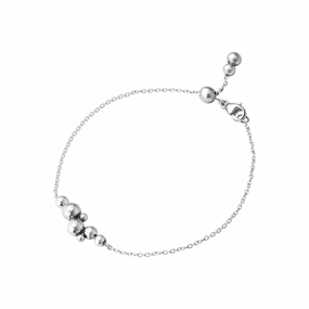 Georg Jensen Moonlight Grapes Sterling Silver Chain Bracelet