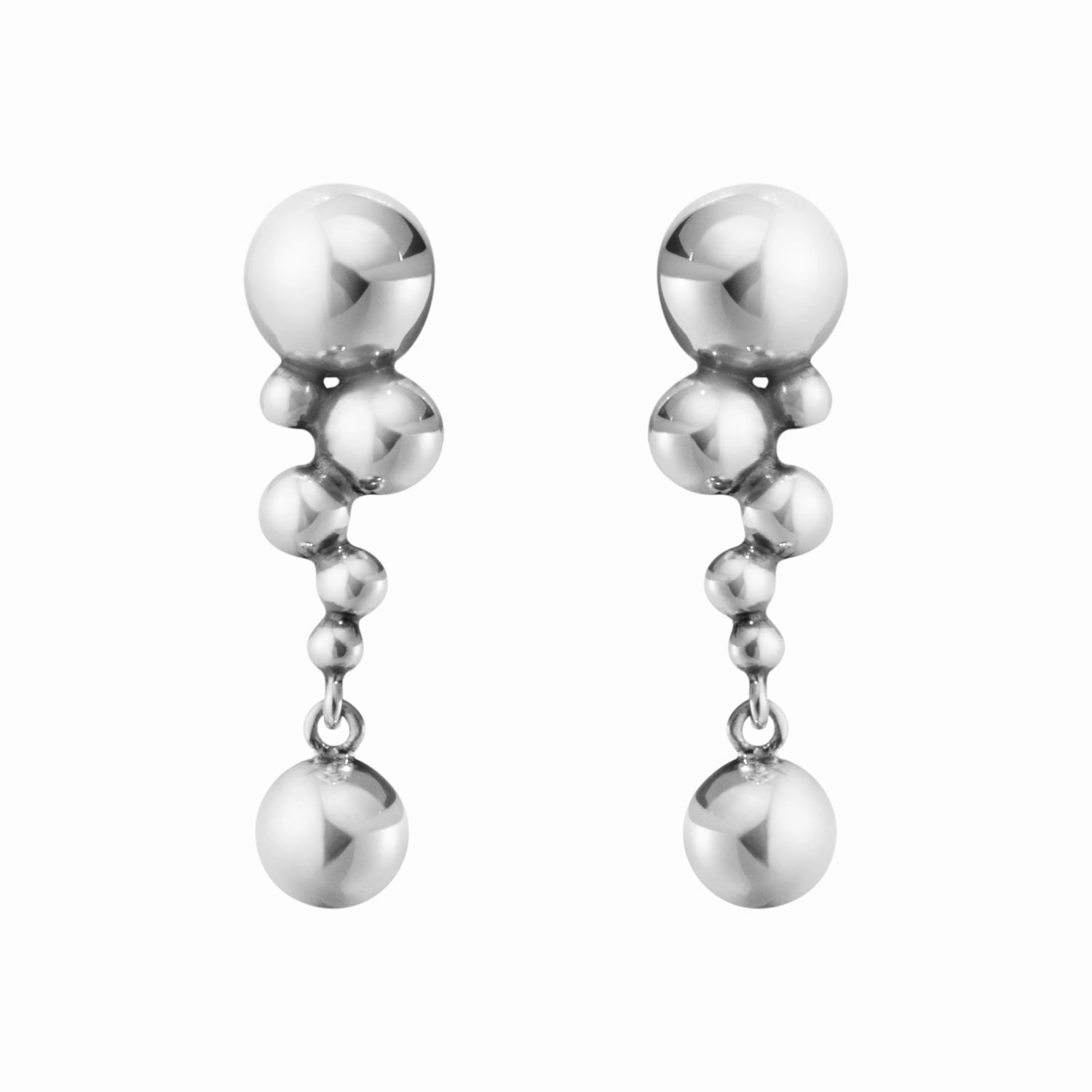 Georg Jensen Moonlight Grapes Sterling Silver Small Earrings