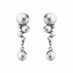Georg Jensen Moonlight Grapes Sterling Silver Small Earrings