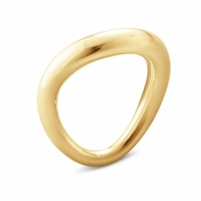 Georg Jensen Offspring 18ct Yellow Gold Large Ring