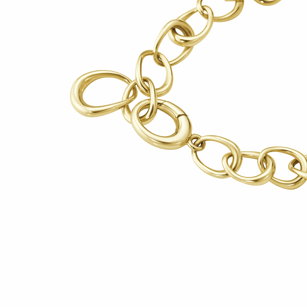 Georg Jensen Offspring 18ct Yellow Gold Link Bracelet