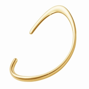 Georg Jensen Offspring 18ct Yellow Gold Open Bangle D