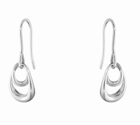 Georg Jensen Offspring Sterling Silver Hook Earrings