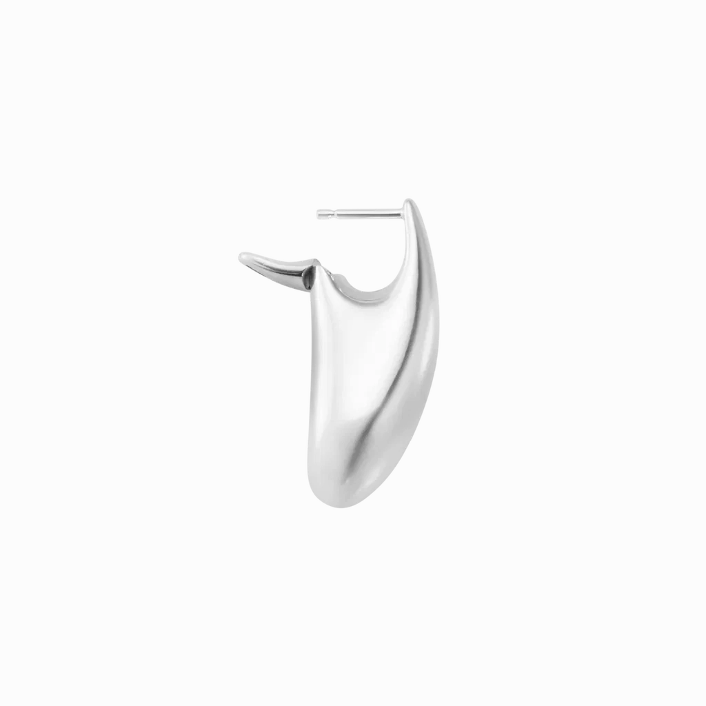 Georg Jensen Reflect Sterling Silver Large Earrings Pair