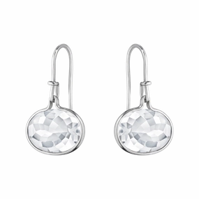 Georg Jensen Savannah Sterling Silver Rock Crystal Earrings