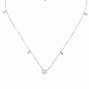 Gucci GG Running 18ct White Gold Diamond Necklace