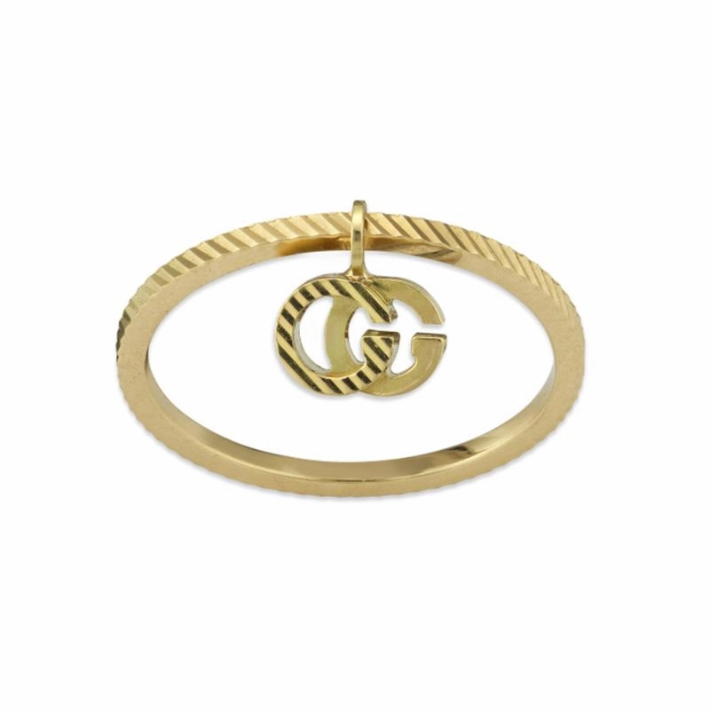 Gucci GG Running 18ct Yellow Gold Ring D