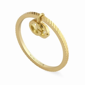 Gucci GG Running 18ct Yellow Gold Ring D
