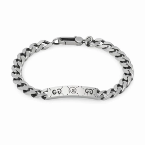 Gucci Ghost Sterling Silver Chain Bracelet D