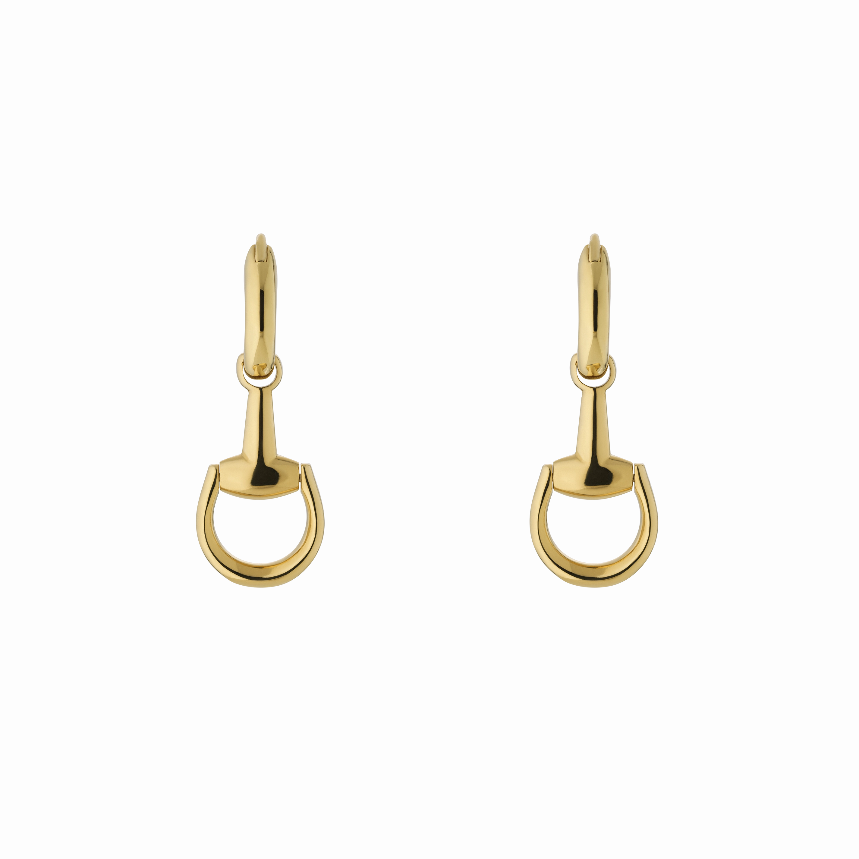 Gucci Horsebit 18ct Yellow Gold Drop Earrings