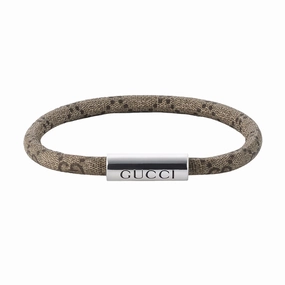 Gucci Trademark GG Supreme Brown Bracelet