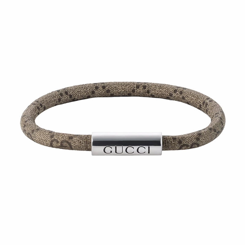 Gucci Trademark GG Supreme Brown Bracelet