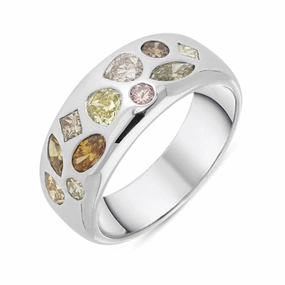 Hans D. Krieger 18ct White Gold 1.17ct Diamond Dress Ring