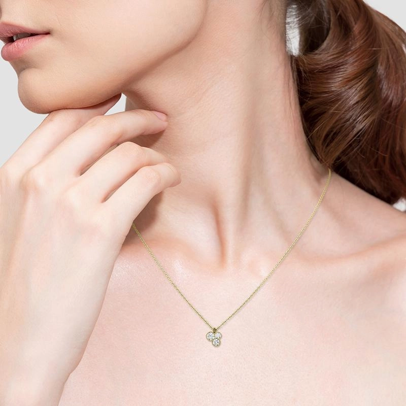 Hans D. Krieger 18ct Yellow Gold 0.44ct Diamond Necklace