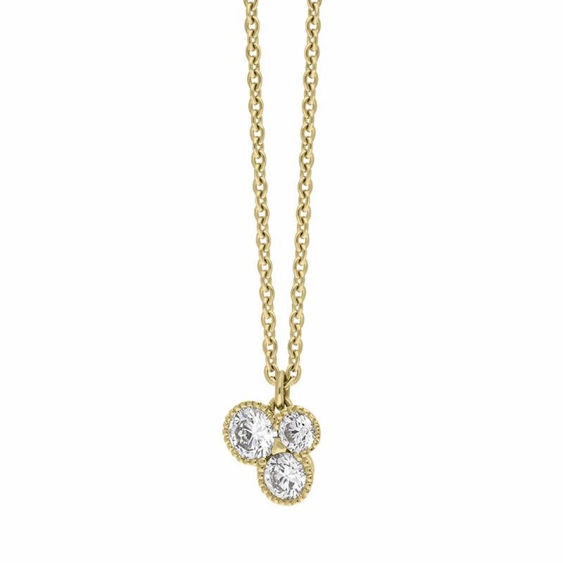 Hans D. Krieger 18ct Yellow Gold 0.44ct Diamond Necklace