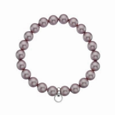 Hot Diamonds Carriers Rose Diamond Life Charm Bracelet