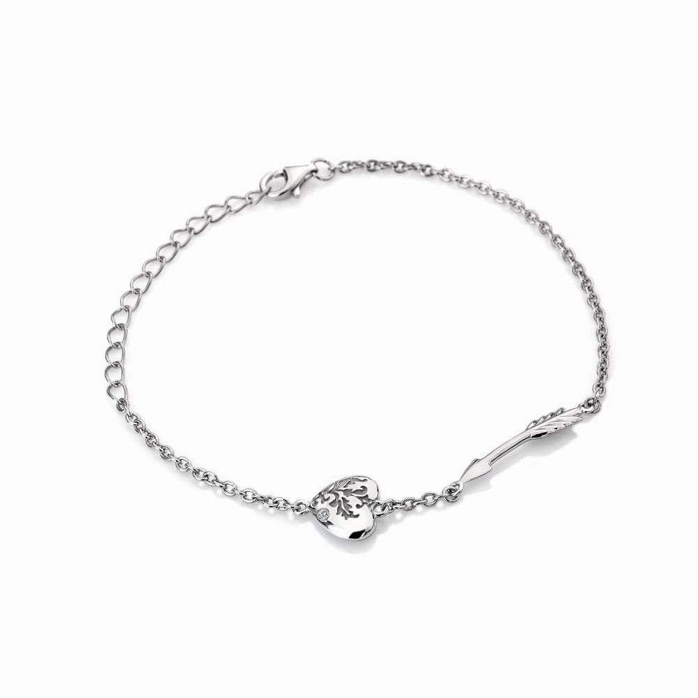 Hot Diamonds Cupid Sterling Silver Bracelet D