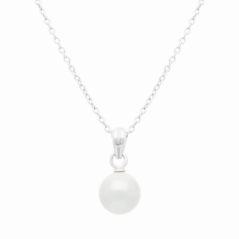 Hot Diamonds Diamond Amulets Sterling Silver Pearl Pendant