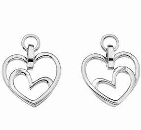 Hot Diamonds Earrings Forever Heart Drop