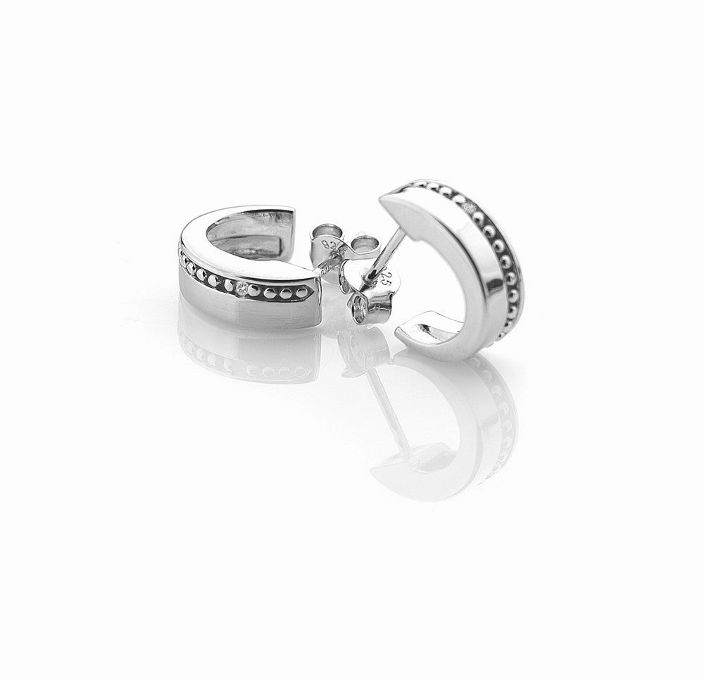 Hot Diamonds Earrings Trio Hoop Silver