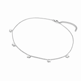Hot Diamonds Flutter Sterling Silver Butterfly Choker D