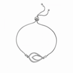 Hot Diamonds Harmony Sterling Silver White Topaz Bracelet