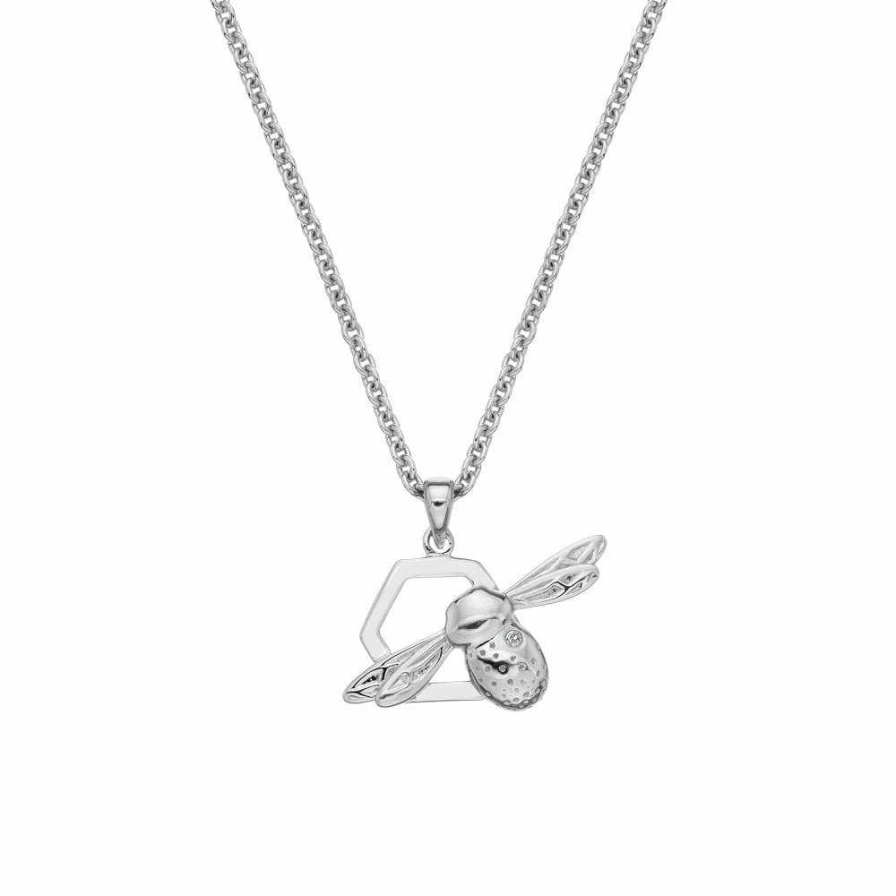 Hot Diamonds Honey Bee Sterling Silver Necklace