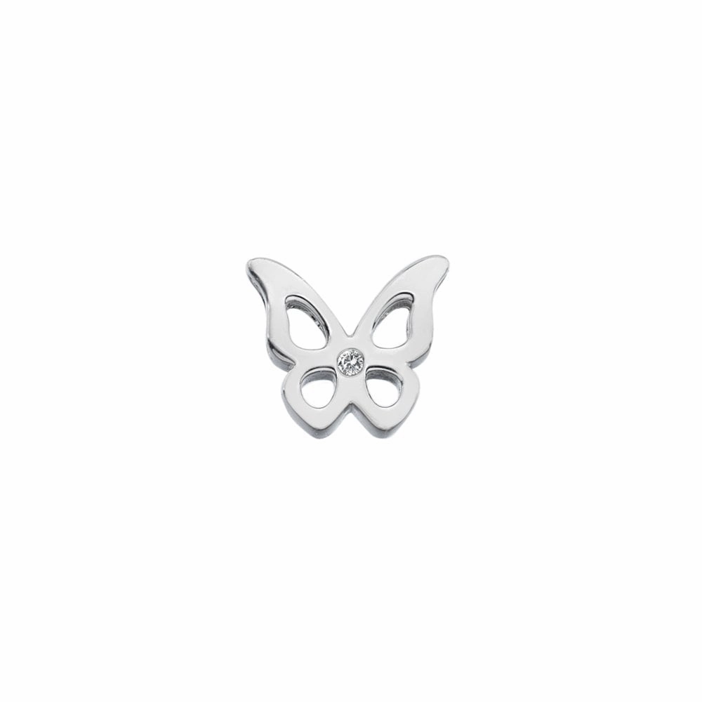 Hot Diamonds Icon Storyteller Sterling Silver Butterfly Pendant Charm