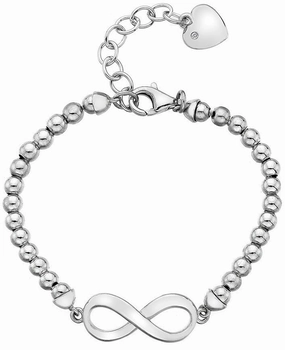 Hot Diamonds Love Sterling Silver Diamond Infinity Bead Bracelet