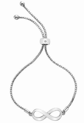 Hot Diamonds Love Sterling Silver Infinity Draw Bracelet