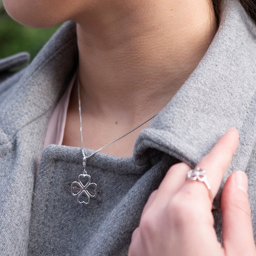 Hot Diamonds Lucky In Love Sterling Silver Pendant D