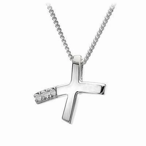Hot Diamonds Micro Sterling Silver Kiss Me Necklace D