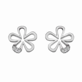 Hot Diamonds Micro Sterling Silver Petals Earrings D