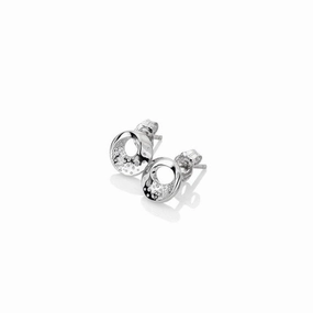 Hot Diamonds Quest Sterling Silver Circle Stud Earrings
