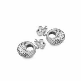 Hot Diamonds Quest Sterling Silver Filigree Circle Earrings