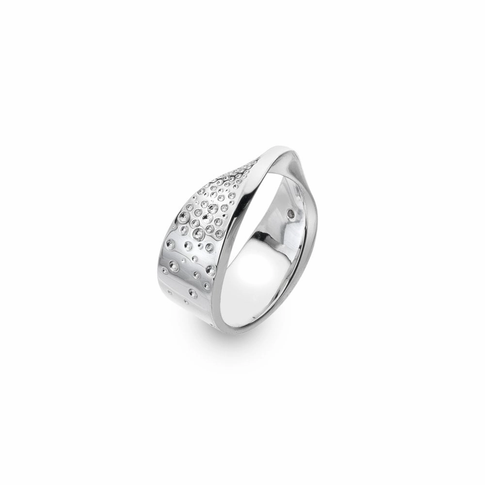 Hot Diamonds Quest Twist Sterling Silver Ring