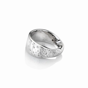 Hot Diamonds Quest Twist Sterling Silver Ring