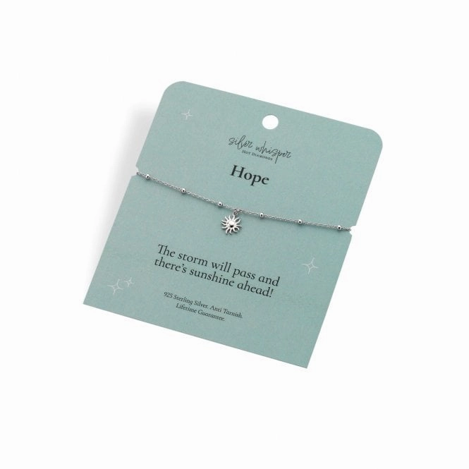 Hot Diamonds Silver Whisper Sterling Silver Hope Bracelet