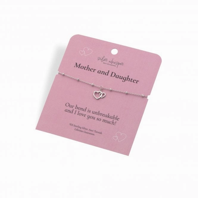 Hot Diamonds Silver Whisper Sterling Silver Mother & Daughter Bracelet