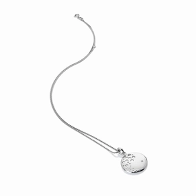 Hot Diamonds Spritz Circle Sterling Silver Necklace D