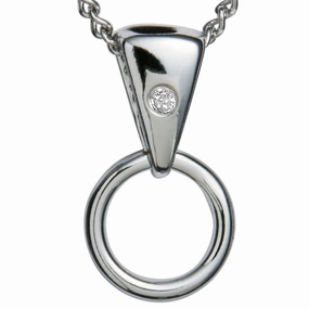 Hot Diamonds Sterling Silver Curve Charm Pendant
